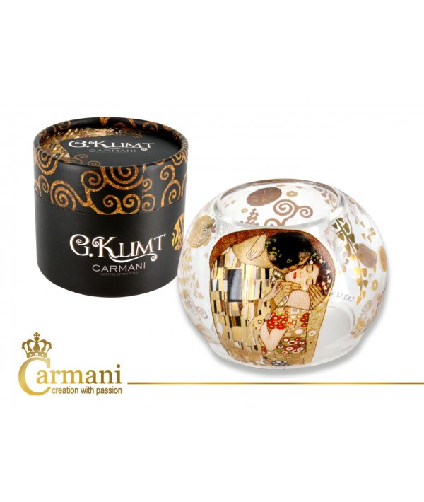 Žvakidė iš stiklo apvali 1 vnt G.KLIMT Žvakidė iš stiklo apvali 1 vnt G.KLIMT