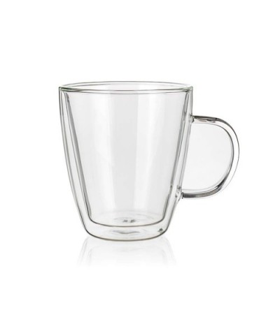 Stiklinis puodelis su dvigubomis sienelėmis 1vnt