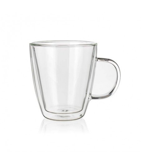 Stiklinis puodelis su dvigubomis sienelėmis 1vnt