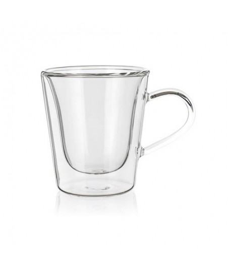 Stiklinis puodelis su dvigubomis sienelėmis