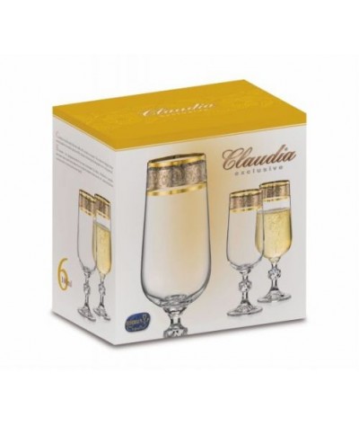 Taurės šampanui 180ml 6vnt...