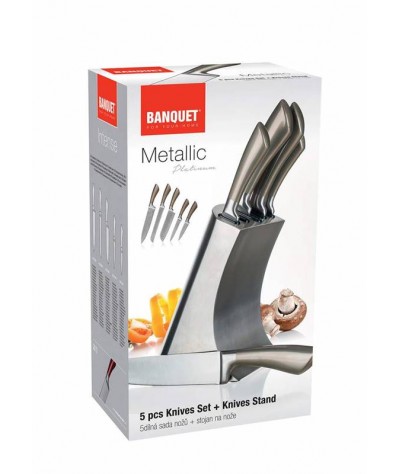 Peilių rinkinys Metallic...