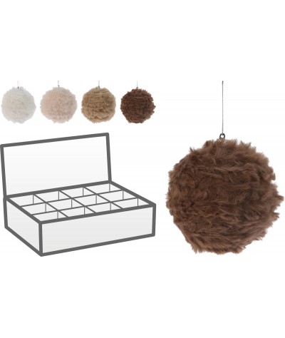 Kalėdų rutulys 8cm , 4spalvos