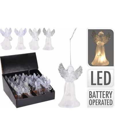 Kalėdų Angelas 11,5cm 1LED