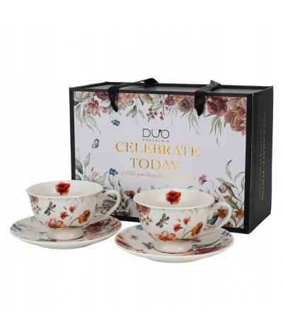 Porcelianiniai puodeliai su...