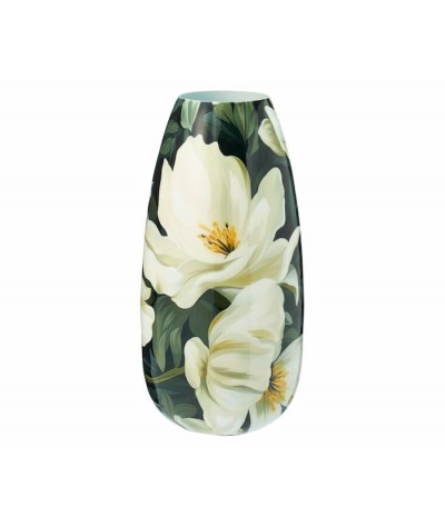 Vaza metalinė 30cm, baltos...