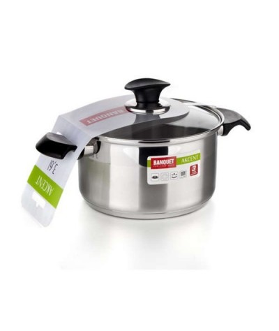 PUODAS NERŪD.PL.2.65L AKCENT 18CM SU STIKL.DANG.