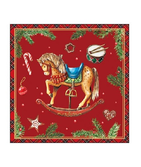 Servetėlės 25cm, Arkliukas