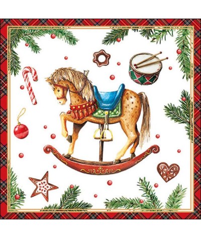 Servetėlės 33cm, Arkliukas