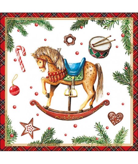 Servetėlės 33cm, Arkliukas