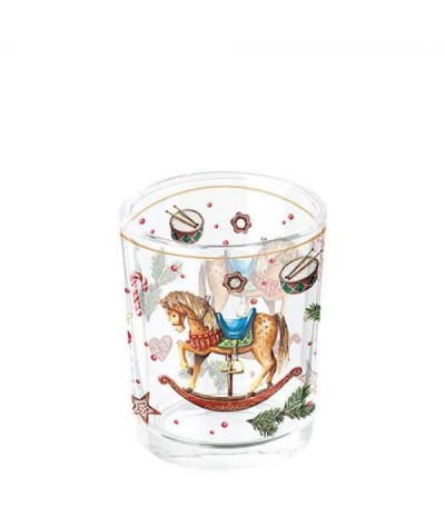 Žvakidė iš stiklo 5x6cm,...