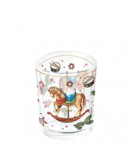 Žvakidė iš stiklo 5x6cm,...