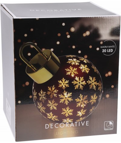 Kalėdinis LED rutulys 20cm...