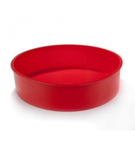 FORMA TORTUI SILIKONINĖ 24CM RAUDONA