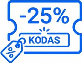 -25% su kodu TAU25